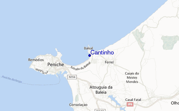mappa di localizzazione di Cantinho