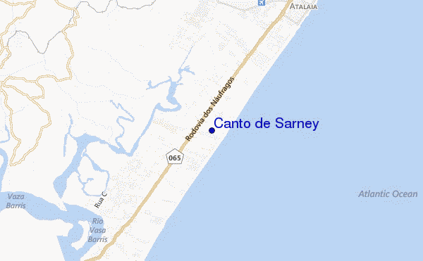 mappa di localizzazione di Canto de Sarney