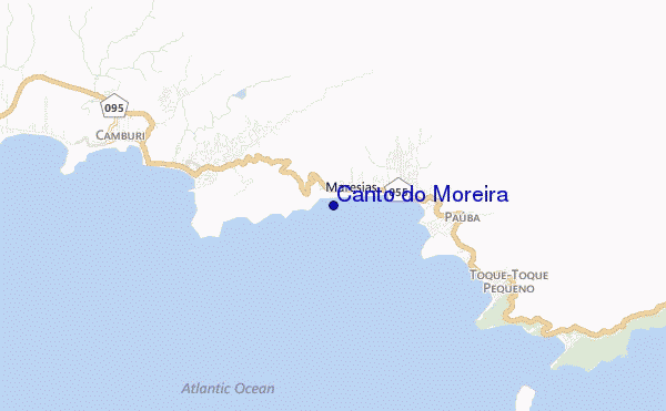 mappa di localizzazione di Canto do Moreira