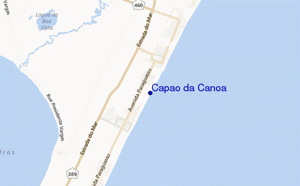 mappa di localizzazione di Capao da Canoa