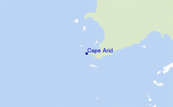 mappa di localizzazione di Cape Arid