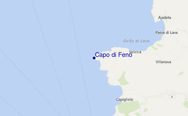 mappa di localizzazione di Capo di Feno