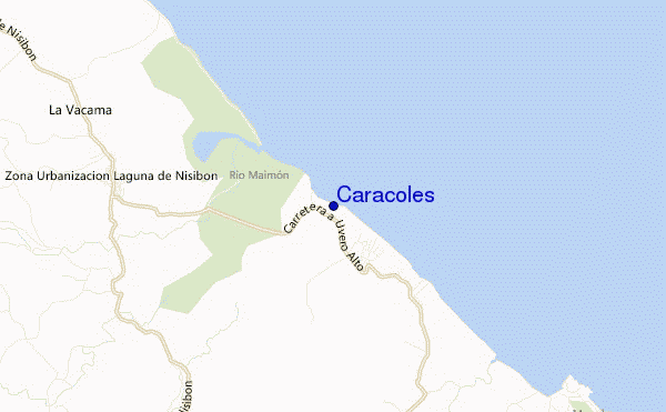 mappa di localizzazione di Caracoles