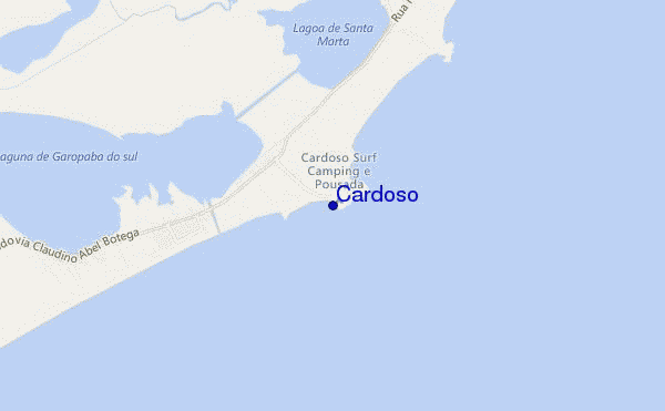mappa di localizzazione di Cardoso
