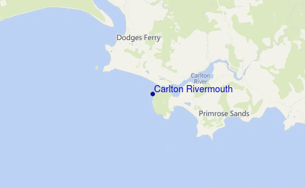 mappa di localizzazione di Carlton Rivermouth