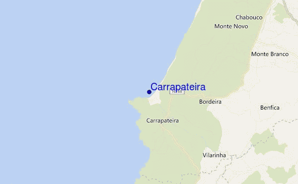 mappa di localizzazione di Carrapateira