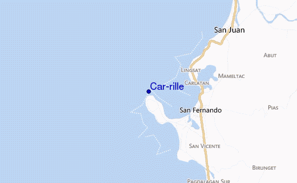 mappa di localizzazione di Car-rille