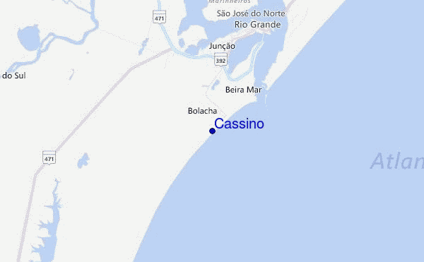 Cassino Location Map