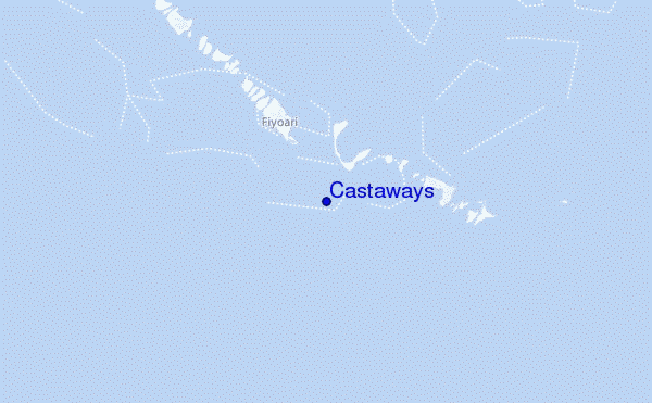 mappa di localizzazione di Castaways