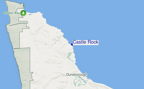 mappa di localizzazione di Castle Rock