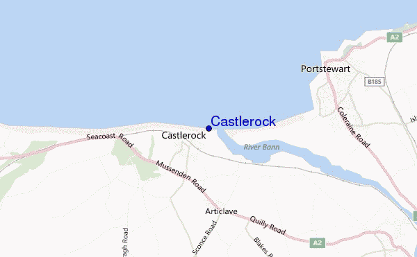 mappa di localizzazione di Castlerock