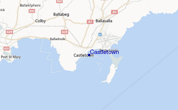 mappa di localizzazione di Castletown