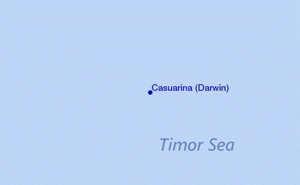 mappa di localizzazione di Casuarina (Darwin)