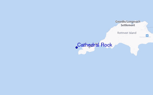 mappa di localizzazione di Cathedral Rock