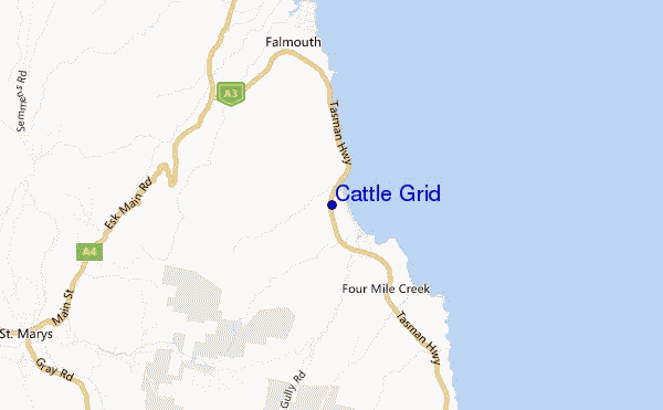 mappa di localizzazione di Cattle Grid