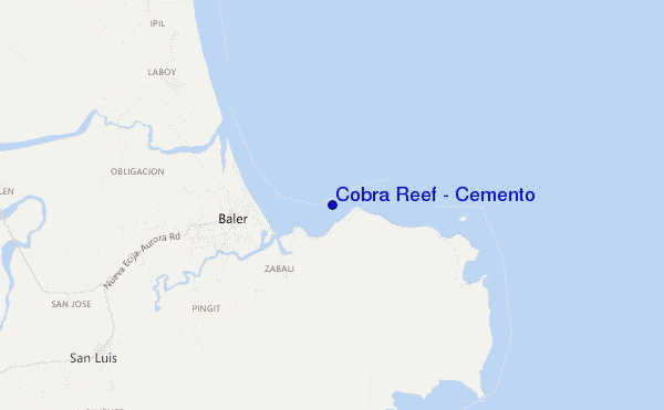 mappa di localizzazione di Cobra Reef - Cemento
