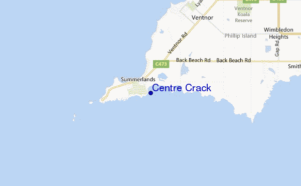mappa di localizzazione di Centre Crack