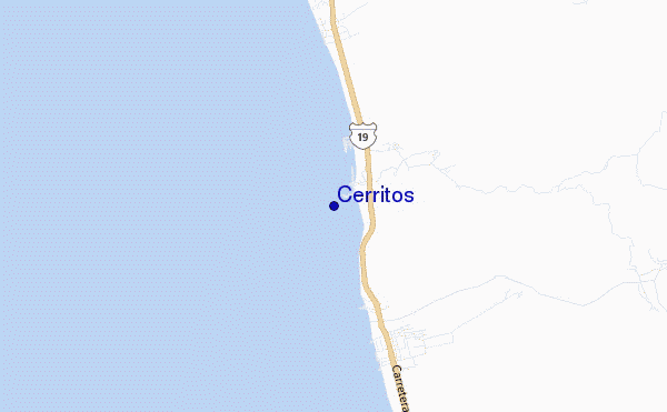 mappa di localizzazione di Cerritos