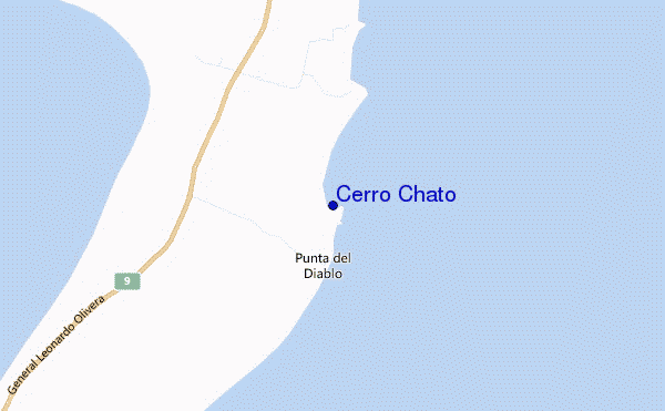 mappa di localizzazione di Cerro Chato
