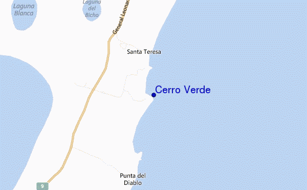 mappa di localizzazione di Cerro Verde