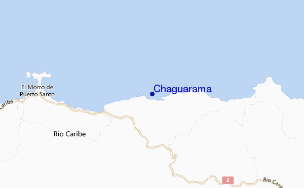 mappa di localizzazione di Chaguarama