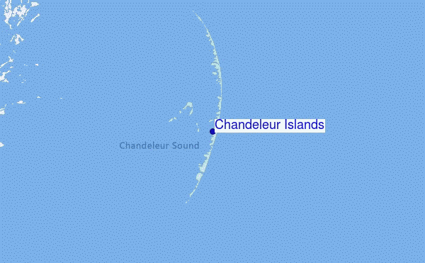 Chandeleur Islands Location Map