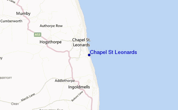 mappa di localizzazione di Chapel St Leonards