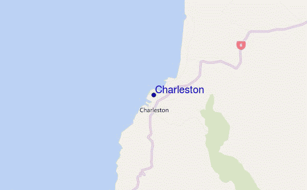 mappa di localizzazione di Charleston