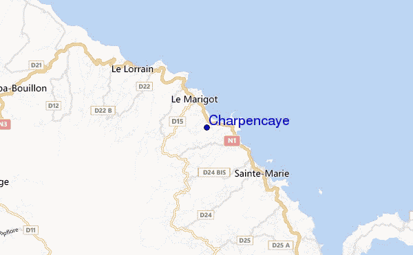 mappa di localizzazione di Charpencaye