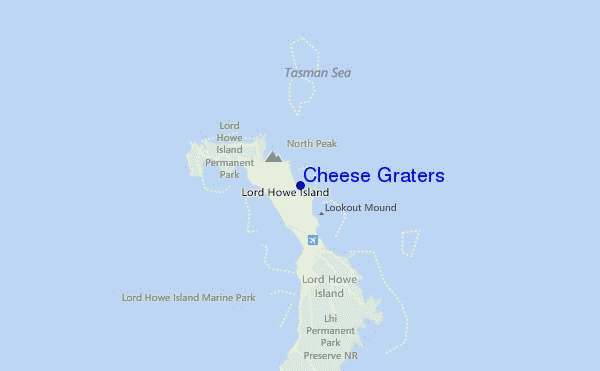 mappa di localizzazione di Cheese Graters