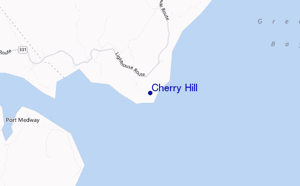 mappa di localizzazione di Cherry Hill