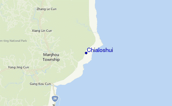 mappa di localizzazione di Chialoshui
