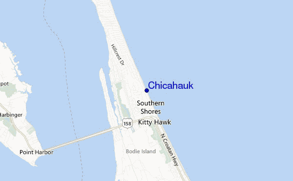 mappa di localizzazione di Chicahauk