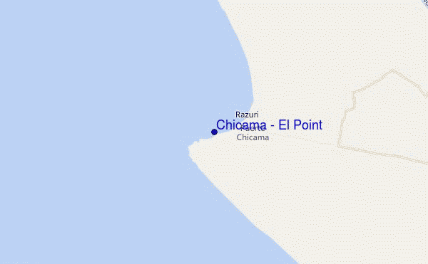 mappa di localizzazione di Chicama - El Point