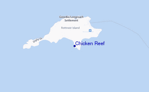 mappa di localizzazione di Chicken Reef