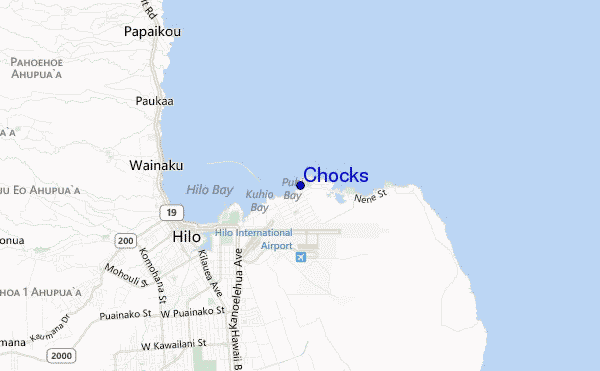mappa di localizzazione di Chocks