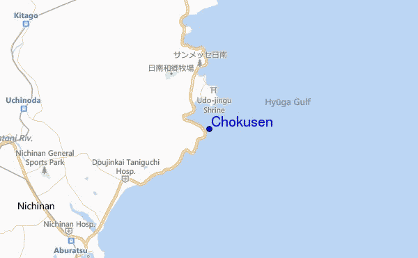 mappa di localizzazione di Chokusen
