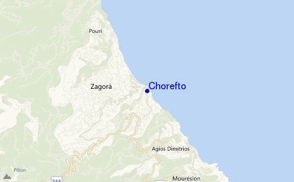 mappa di localizzazione di Chorefto