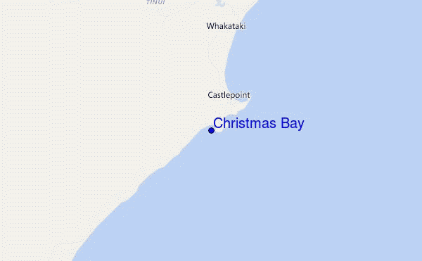 mappa di localizzazione di Christmas Bay