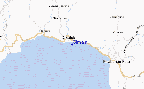 mappa di localizzazione di Cimaja