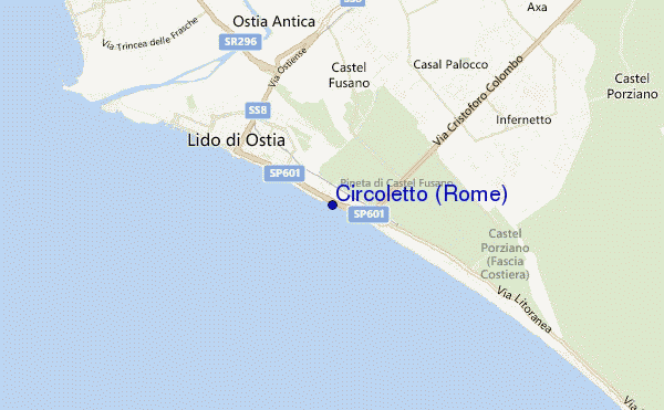 mappa di localizzazione di Circoletto (Rome)