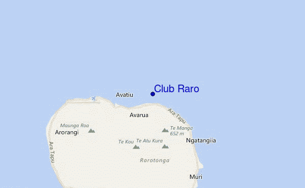 mappa di localizzazione di Club Raro