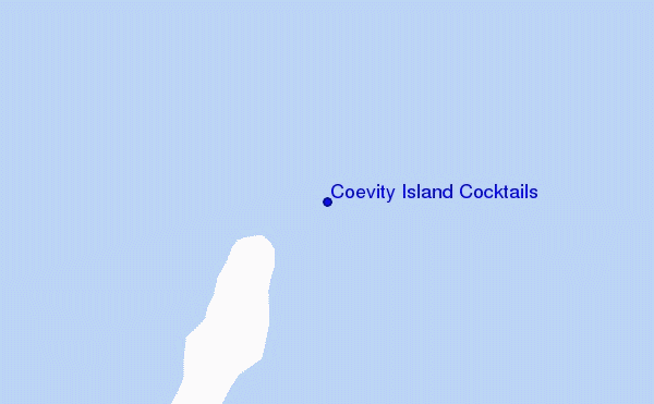 mappa di localizzazione di Coevity Island Cocktails