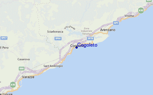 mappa di localizzazione di Cogoleto