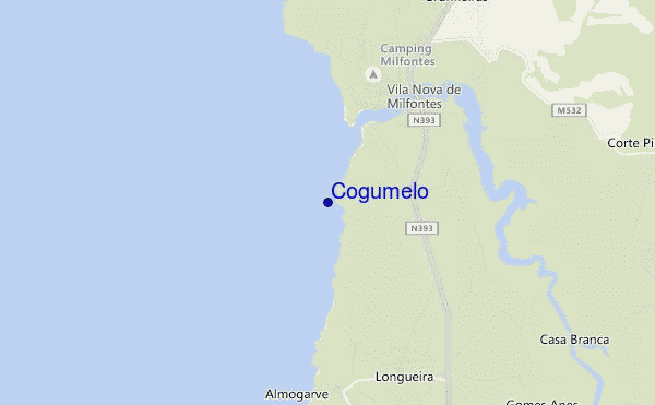 mappa di localizzazione di Cogumelo