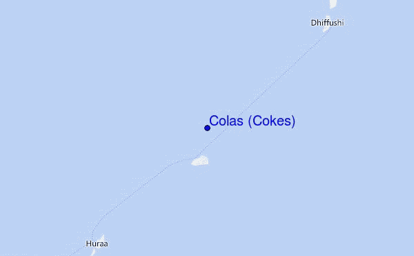 mappa di localizzazione di Colas (Cokes)