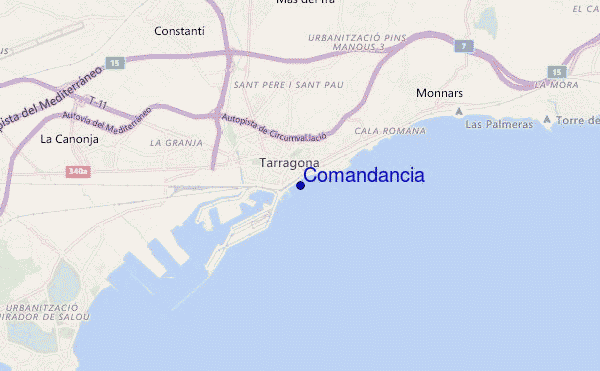 mappa di localizzazione di Comandancia