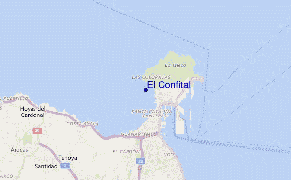 mappa di localizzazione di El Confital