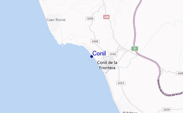 mappa di localizzazione di Conil