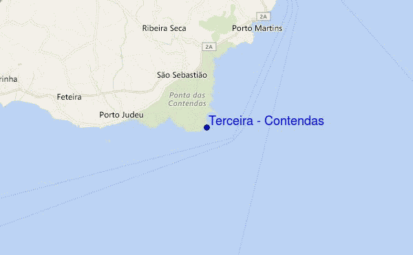 mappa di localizzazione di Terceira - Contendas